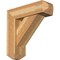 Ekena Millwork Traditional Craftsman Rough Sawn Bracket w/ Offset Brace, Western Red Cedar, 8"W x 26"D x 26"H BKT0806X26X26TRA04RWR - alternate 1